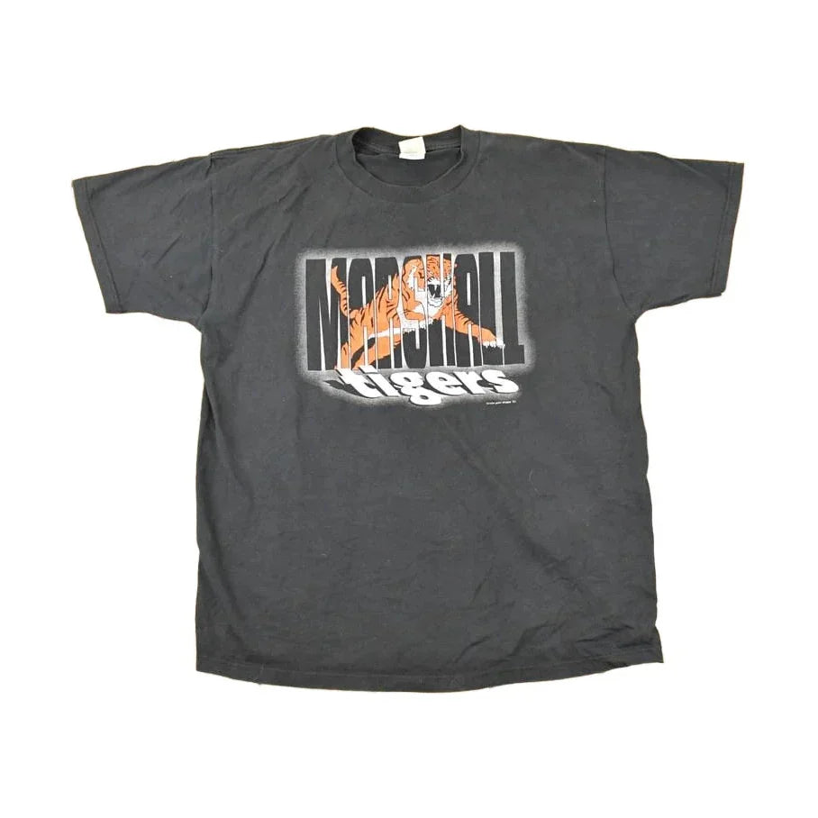 Vintage 2001 Marshall Tigers Collegiate T-Shirt Men's XL / NCAA Graphic / 2000s College / Spellout Tee from propervintagecanada