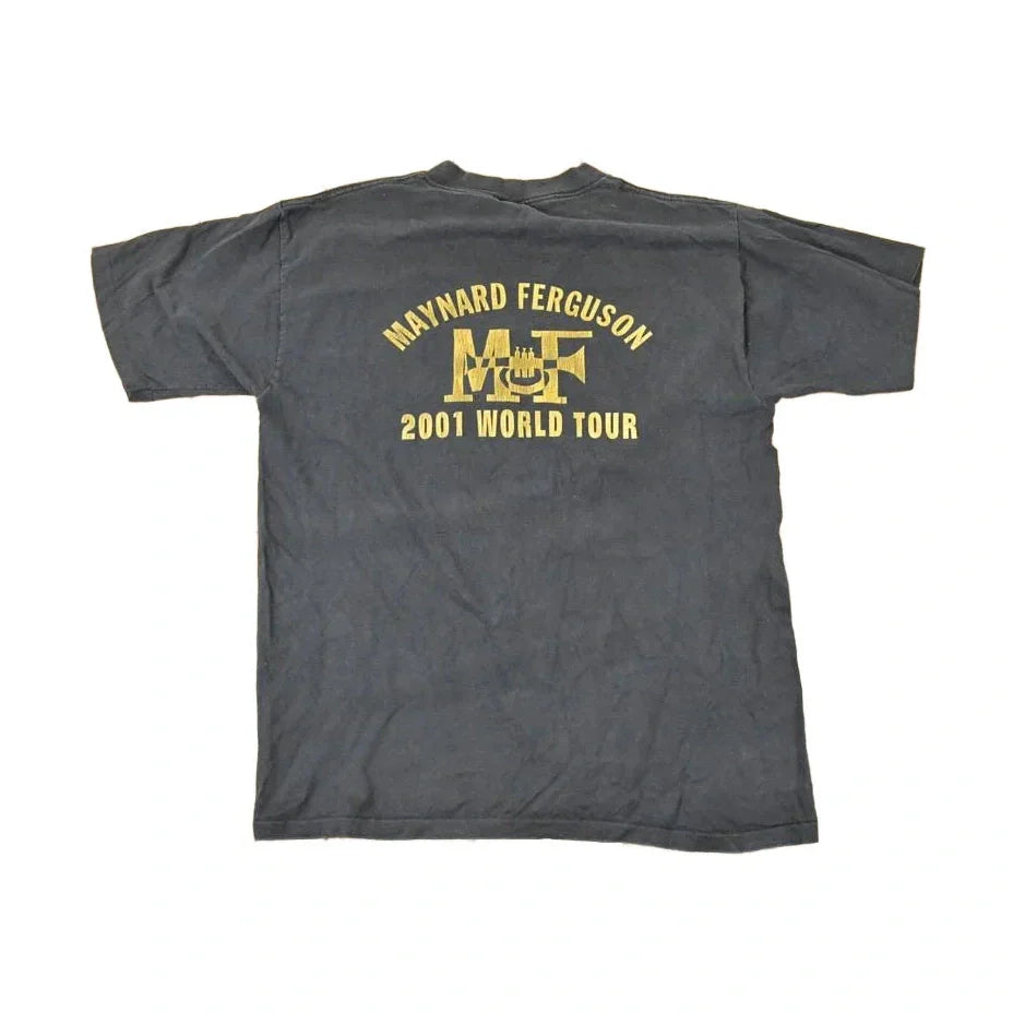 Vintage 2001 Maynard Ferguson World Tour Souvenir Band T-Shirt Men's L / Destination Shirt / 2000s Single Stitch Graphic Tee / Made in USA from propervintagecanada
