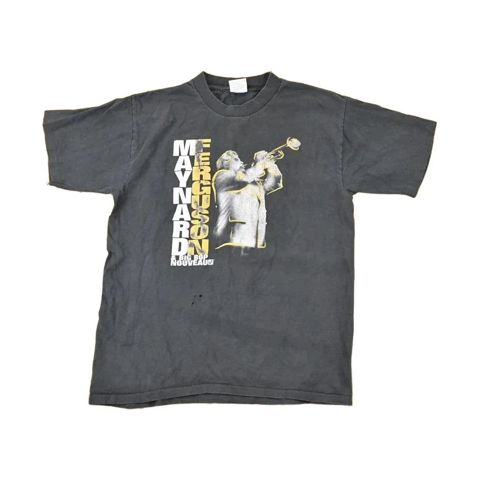 Vintage 2001 Maynard Ferguson World Tour Souvenir Band T-Shirt Men's L / Destination Shirt / 2000s Single Stitch Graphic Tee / Made in USA from propervintagecanada
