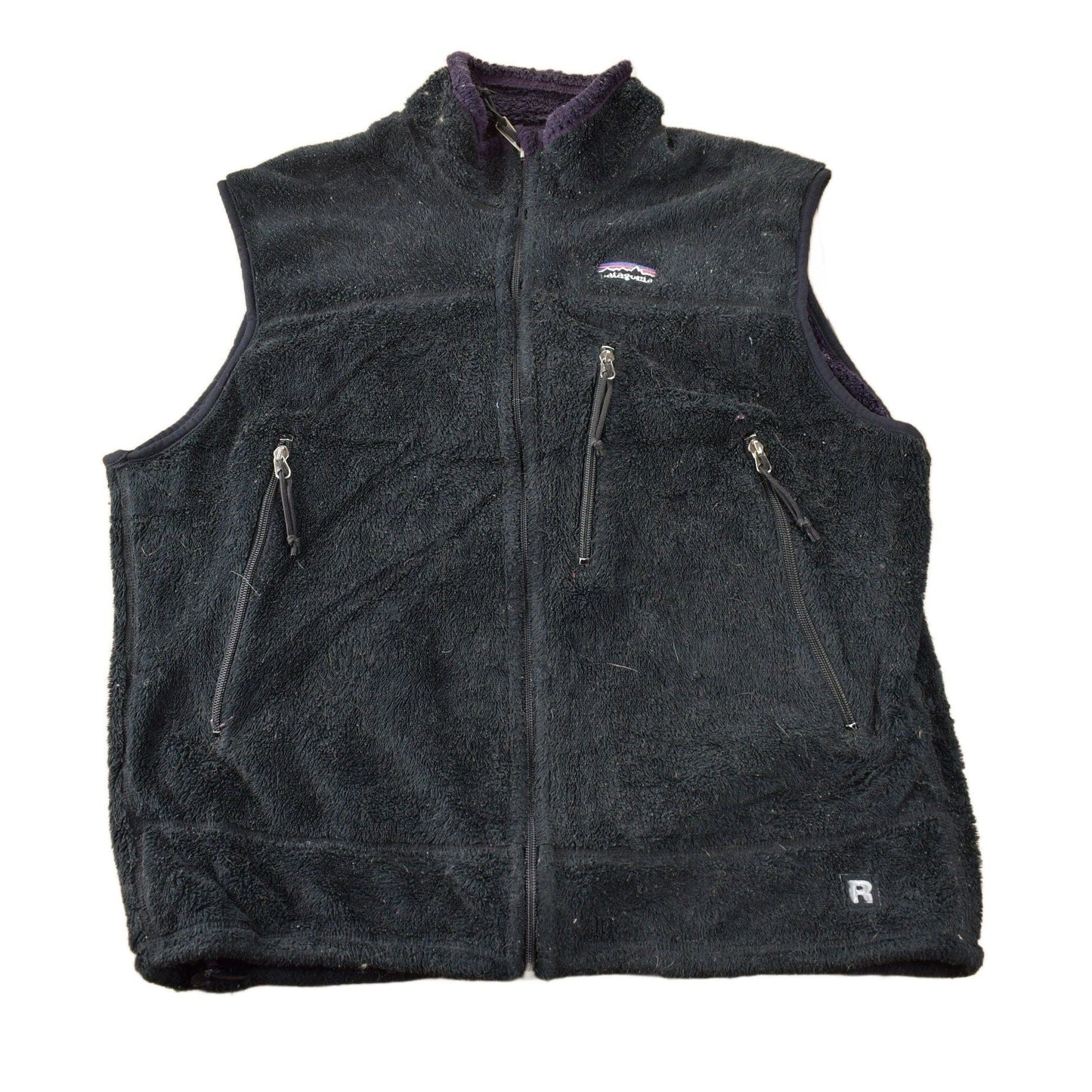 Vintage 2001 Patagonia Black Fleece Vest made In USA Men's Large from propervintagecanada