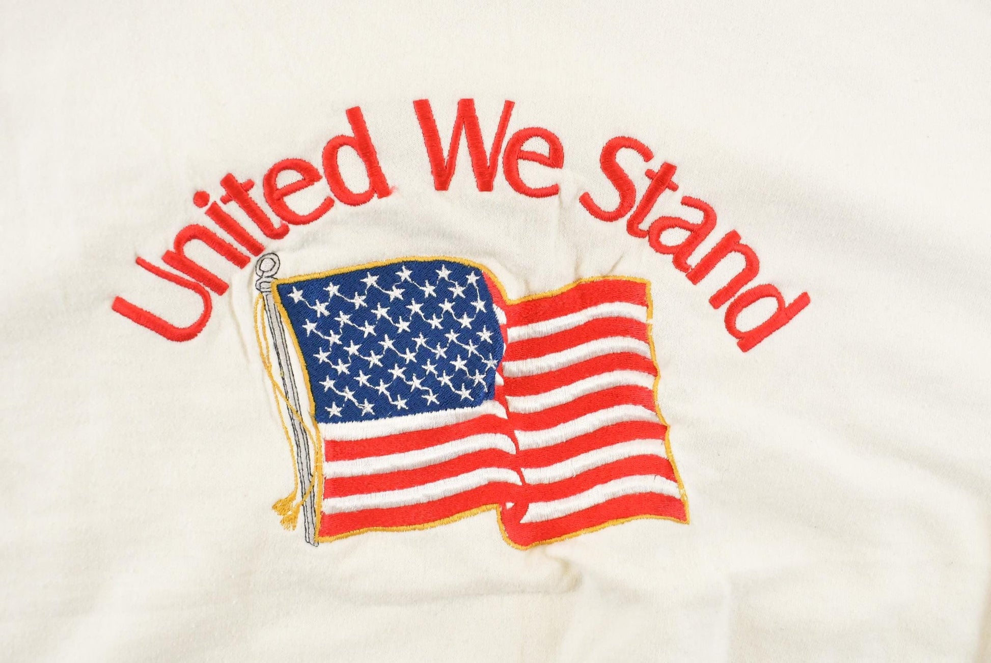 Vintage 2001 September 11th American Flag United We Stand Souvenir Crewneck Sweatshirt Men's Large from propervintagecanada