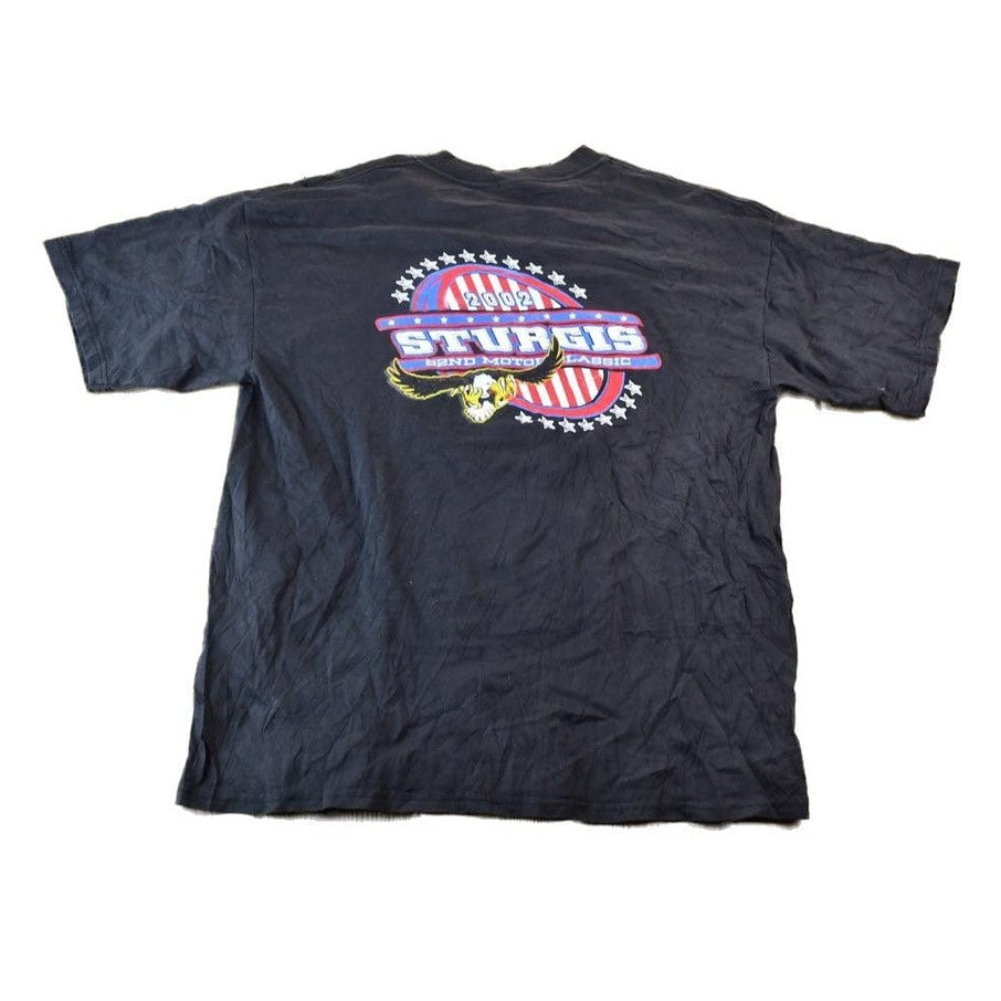 Vintage 2002 62nd Sturgis South Dakota Motor Classic Graphic T-Shirt Men's Large from propervintagecanada