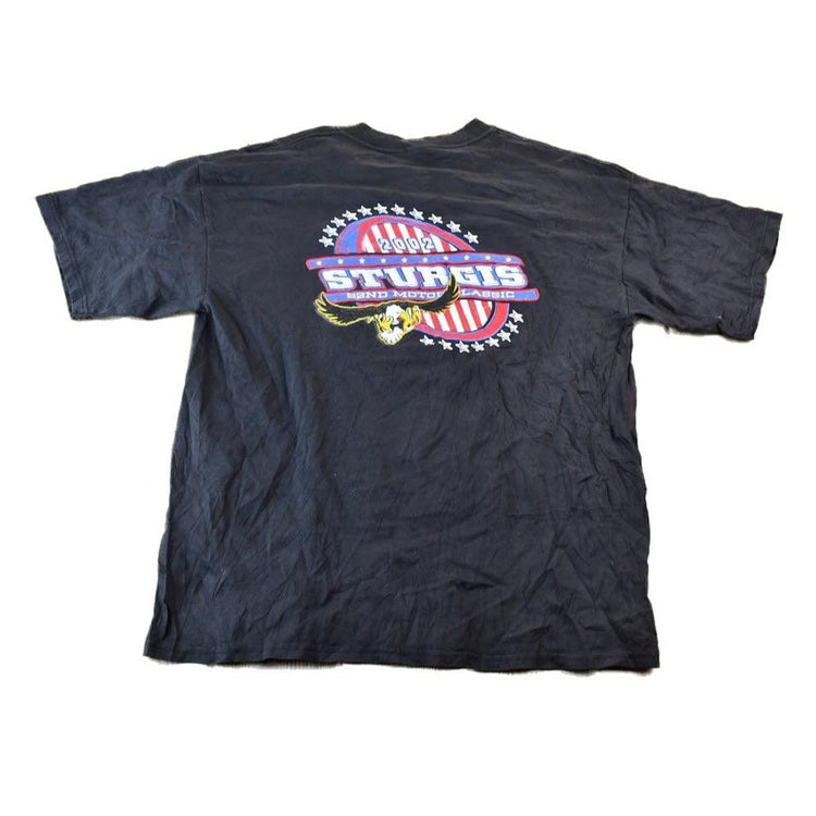 Vintage 2002 62nd Sturgis South Dakota Motor Classic Graphic T-Shirt Men's Large from propervintagecanada