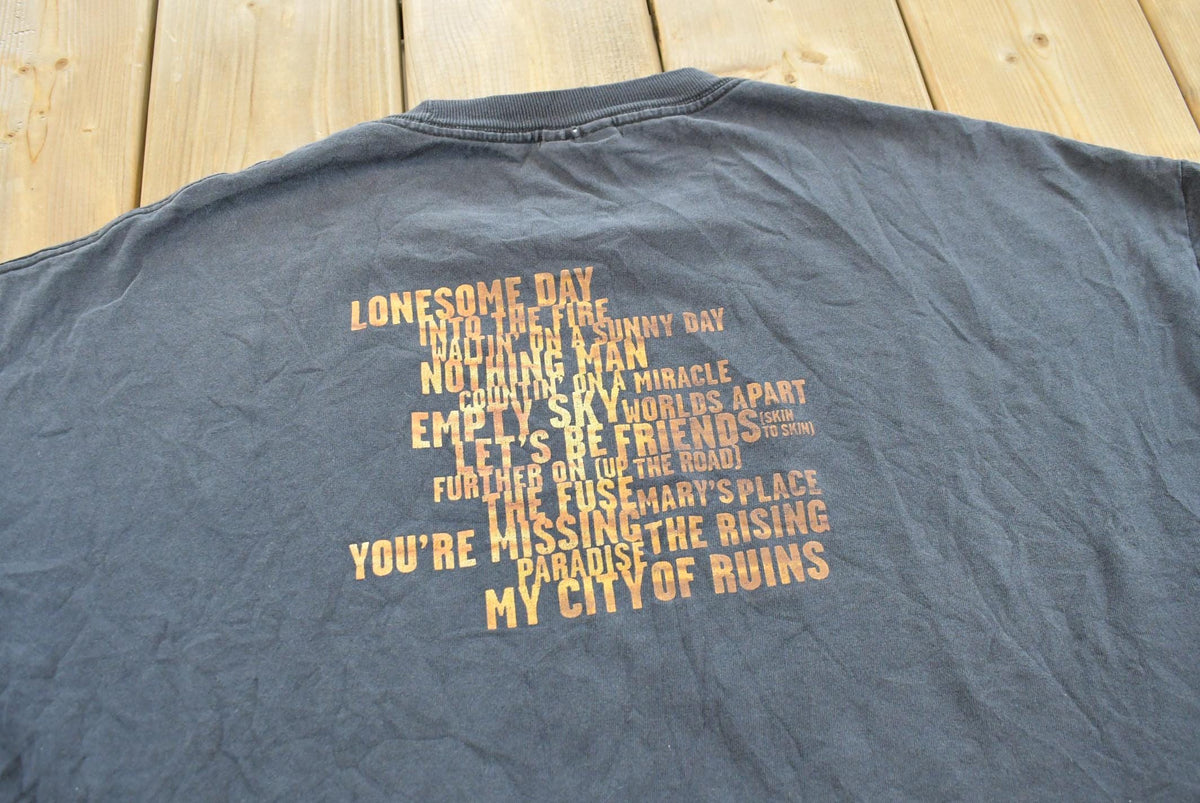 Vintage 2002 Bruce Springsteen The Rising Tour Band T-Shirt Men's Large Men's 2XL from propervintagecanada
