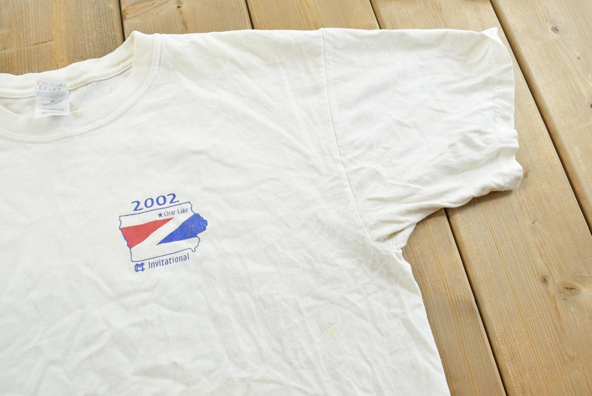 Vintage 2002 Clear Lake Invitational Sailing Souvenir T-Shirt Mens XL from propervintagecanada