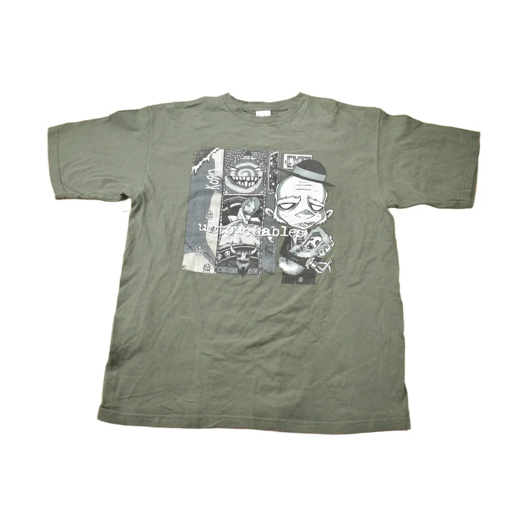 Vintage 2002 Korn Untouchables Pop Sux Tour Band T-shirt Men's XL from propervintagecanada