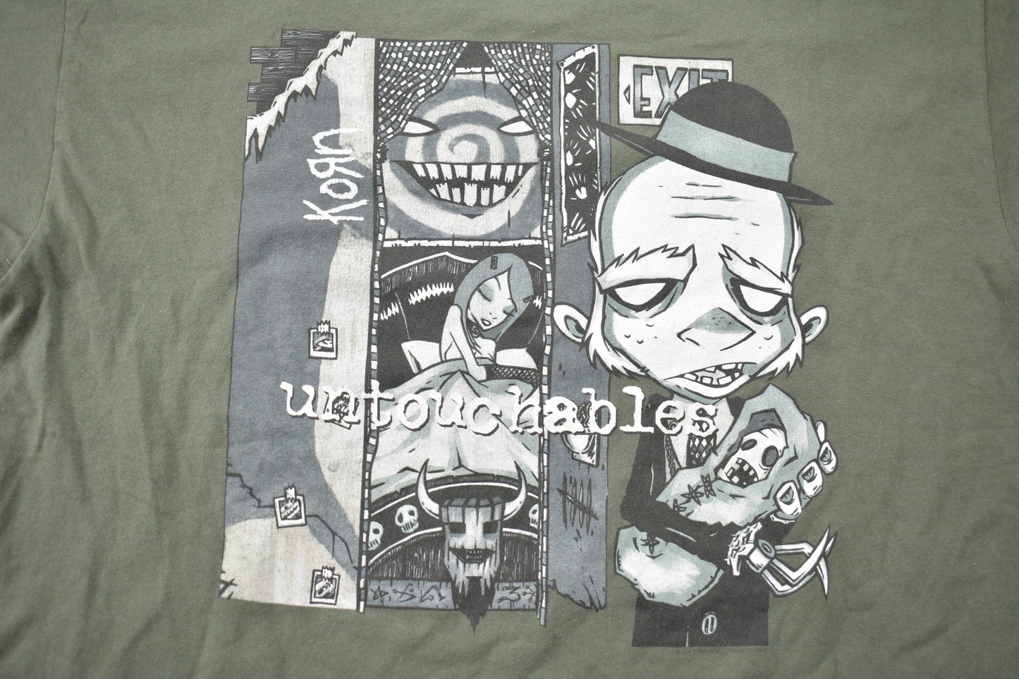 Vintage 2002 Korn Untouchables Pop Sux Tour Band T-shirt Men's XL from propervintagecanada