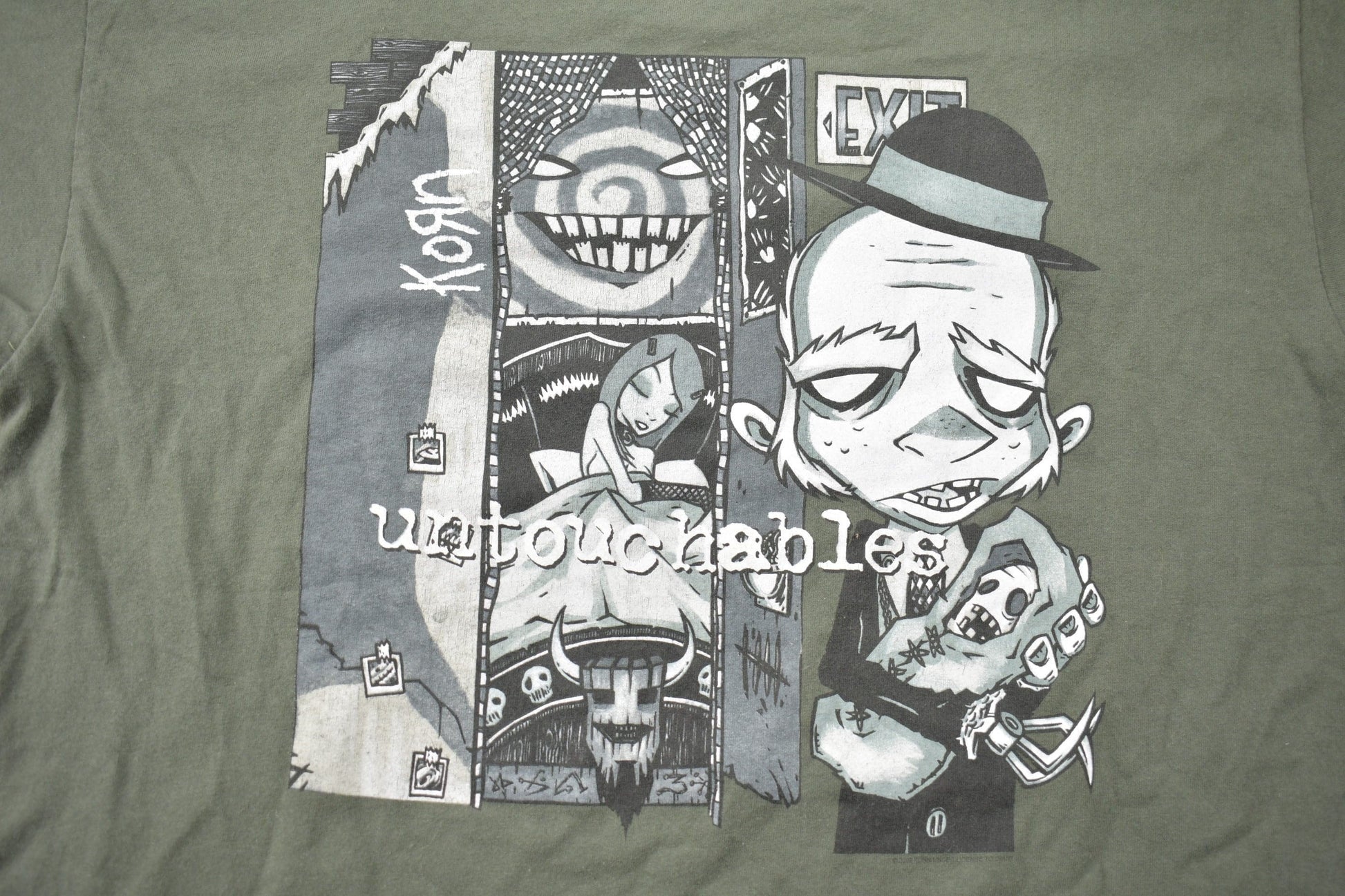 Vintage 2002 Korn Untouchables Pop Sux Tour Band T-shirt Men's XL from propervintagecanada
