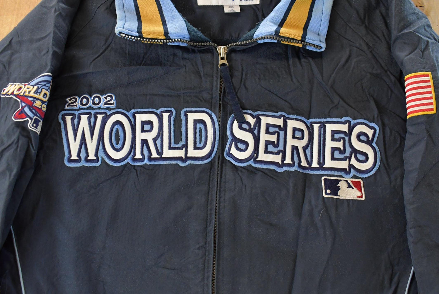 Vintage 2002 MLB World Series Majestic Jacket Men's XL / Baseball Jacket / Y2K Sportswear / Angels Vs Giants from propervintagecanada