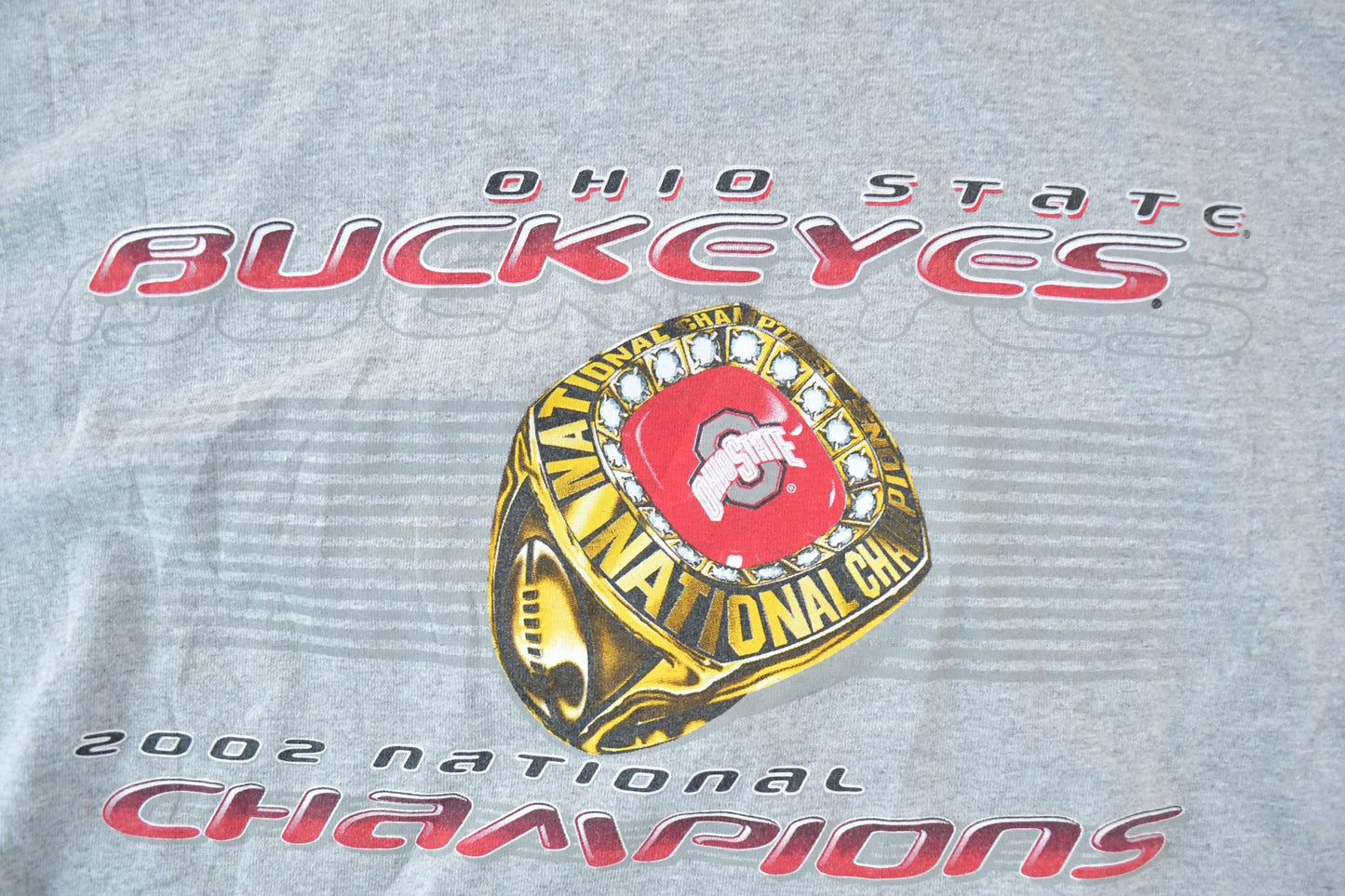Vintage 2002 Ohio State University Buckeyes Champions Collegiate T-Shirt Men's Large from propervintagecanada