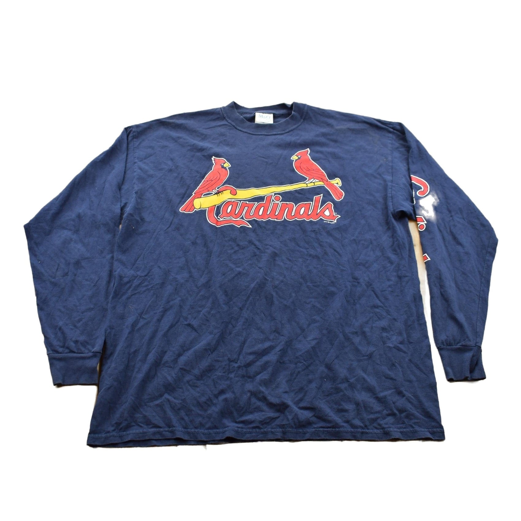 Vintage 2002 St Louis Cardinals MLB Graphic Long sleeve ShirtStreetwear Men's XL from propervintagecanada