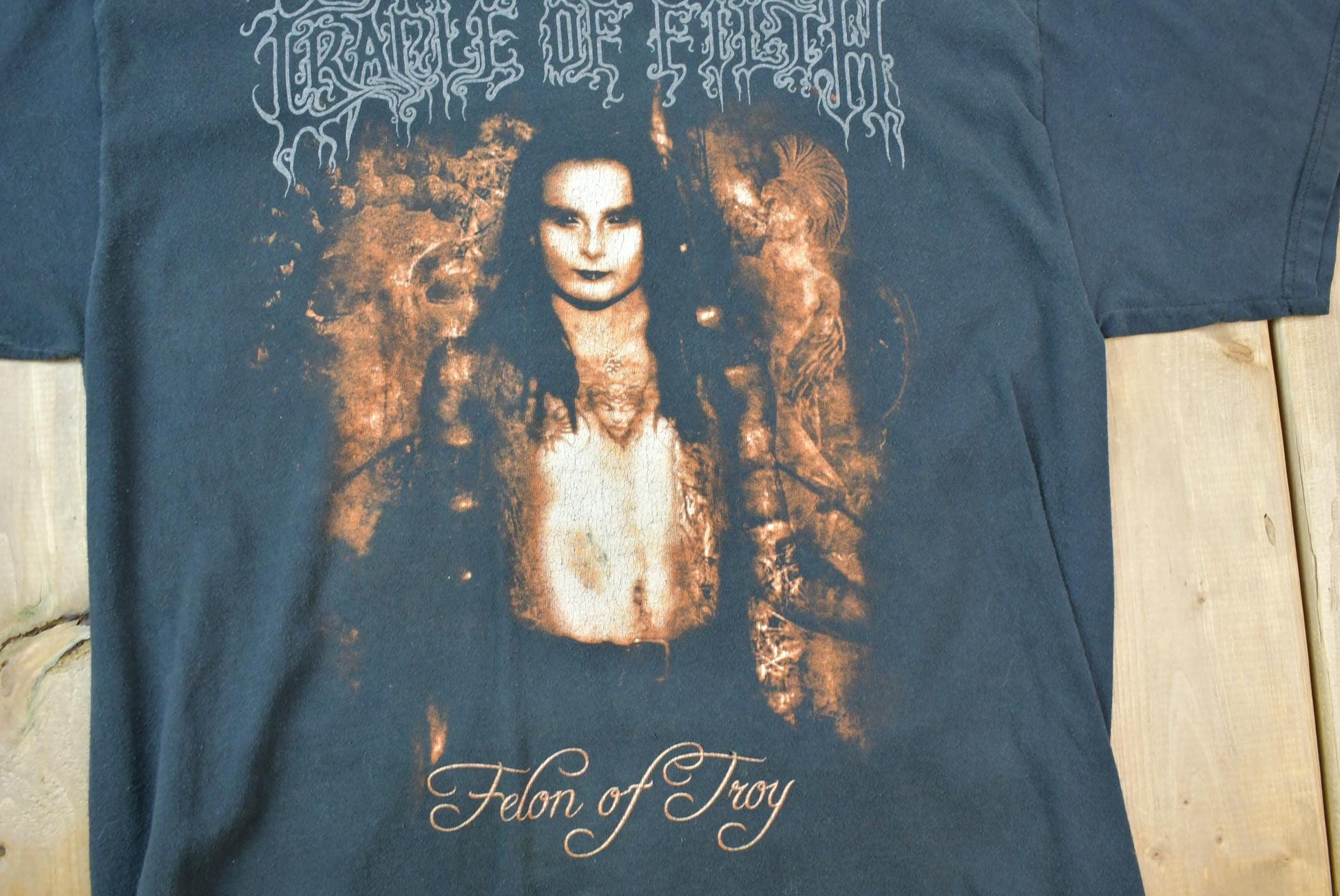 Vintage 2003 Cradle Of Filth Rock Band Tee from propervintagecanada