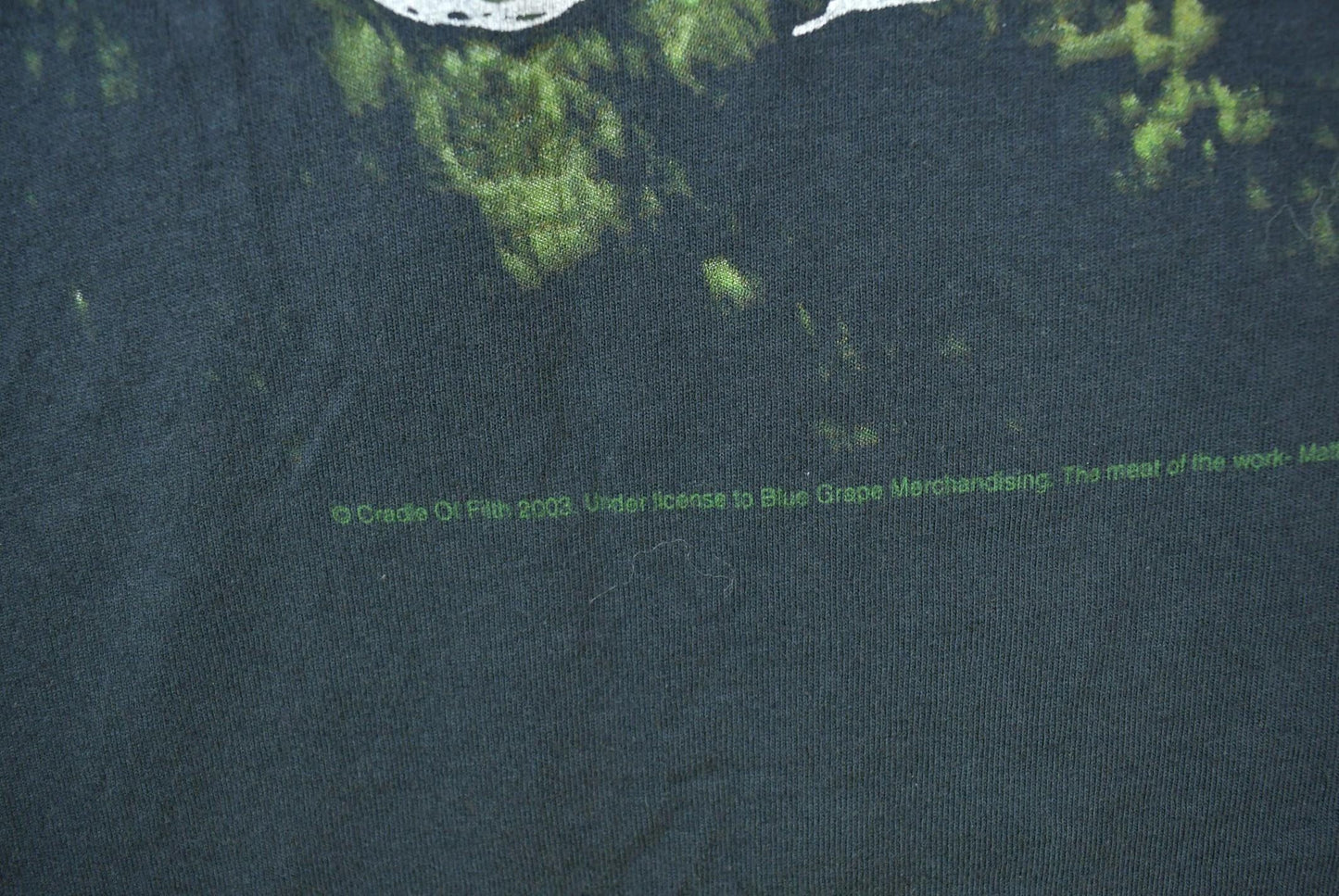 Vintage 2003 Cradle Of Filth Rock Band Tee from propervintagecanada