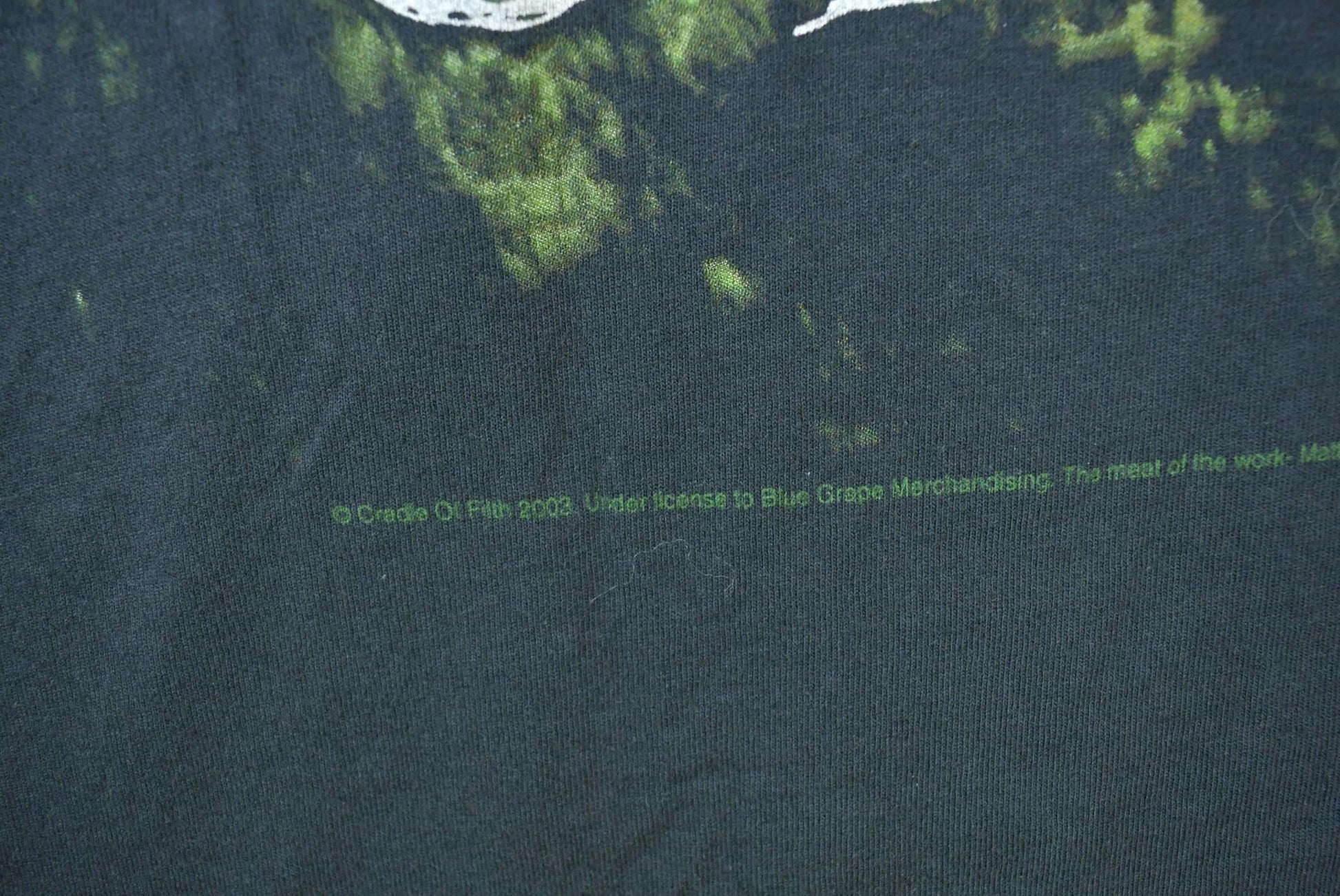 Vintage 2003 Cradle Of Filth Rock Band Tee from propervintagecanada