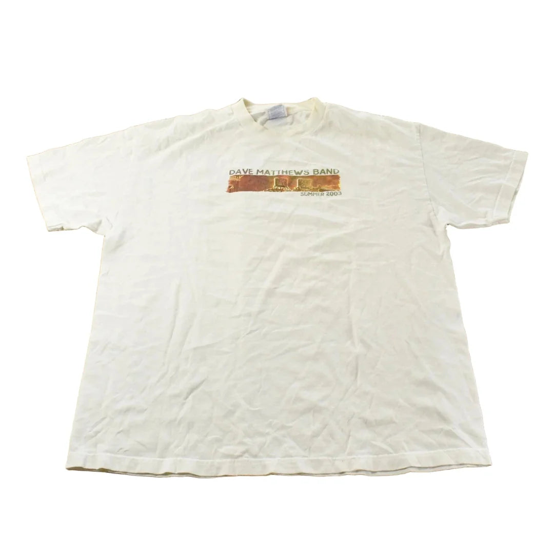 Vintage 2003 Dave Matthews Summer Tour Band T-Shirt Men's XL from propervintagecanada