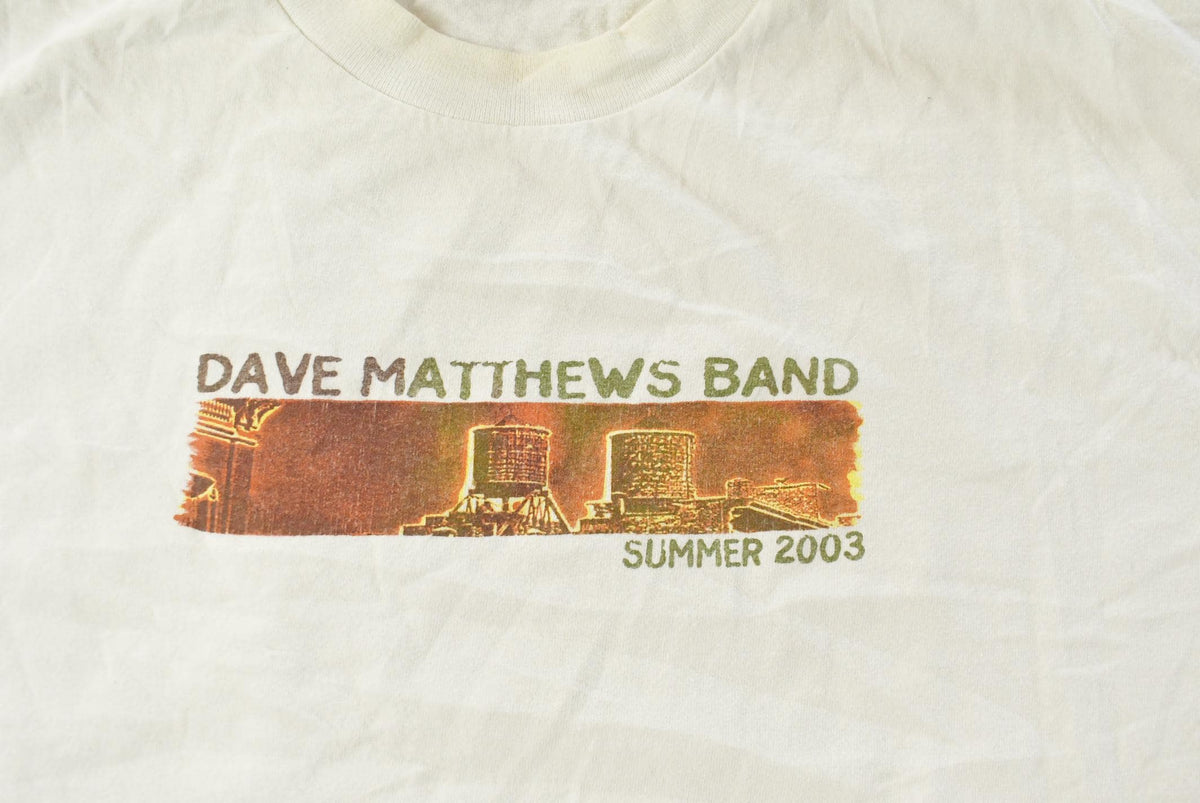 Vintage 2003 Dave Matthews Summer Tour Band T-Shirt Men's XL from propervintagecanada