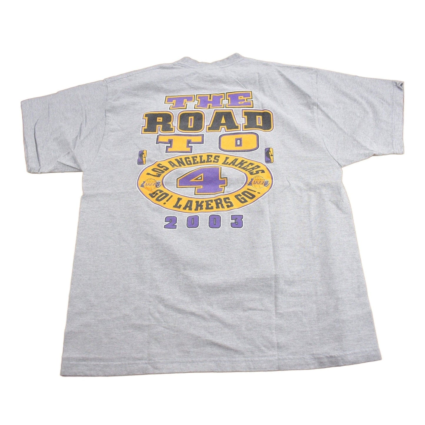 Vintage 2003 Los Angeles Lakers NBA Champs Graphic T-Shirt Men's XL from propervintagecanada
