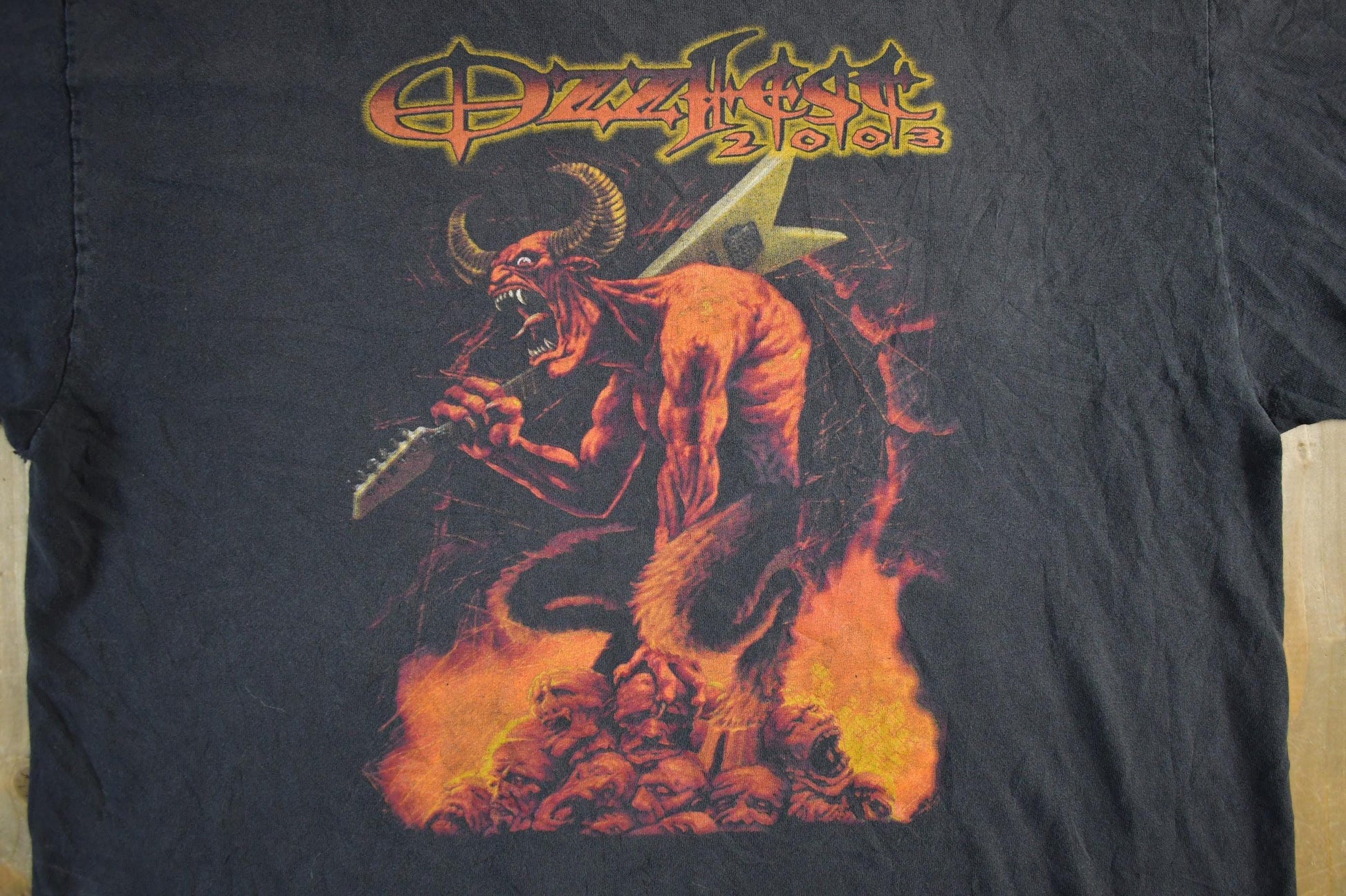 Vintage 2003 Ozzfest Festival Promo T-Shirt Men's XL from propervintagecanada