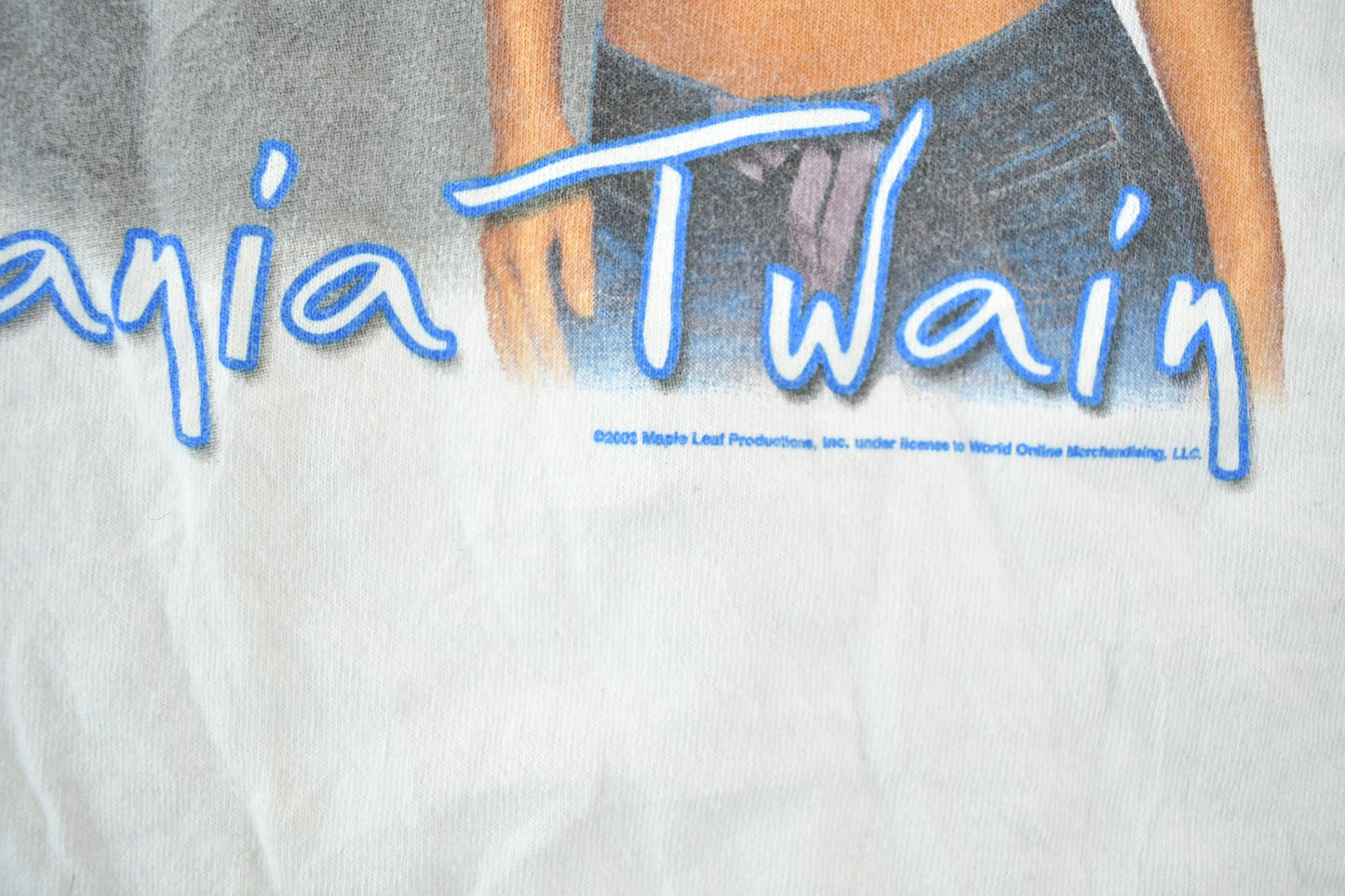 Vintage 2003 Shania Twain Tour Band T-Shirt Men's M from propervintagecanada