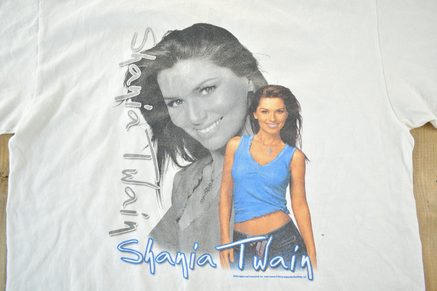Vintage 2003 Shania Twain Tour Band T-Shirt Men's M from propervintagecanada