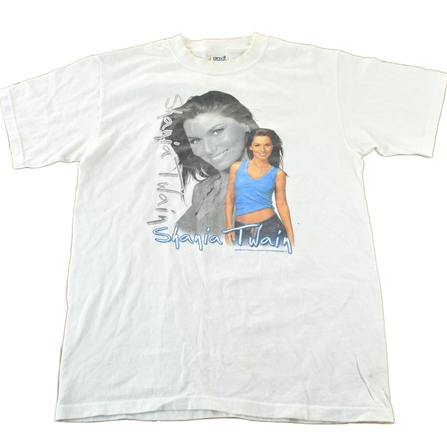 Vintage 2003 Shania Twain Tour Band T-Shirt Men's M from propervintagecanada