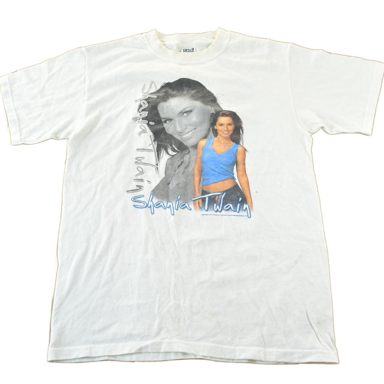 Vintage 2003 Shania Twain Tour Band T-Shirt Men's M from propervintagecanada