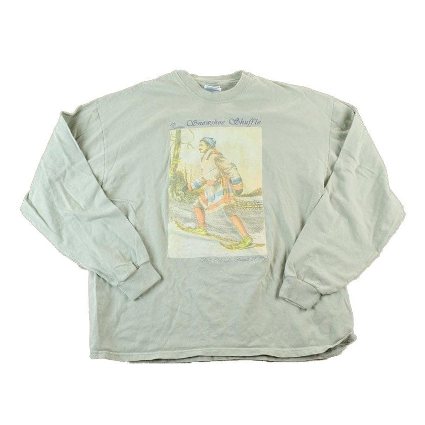 Vintage 2003 Snowshoe Shuffle Souvenir Crewneck Sweatshirt Men's XL from propervintagecanada