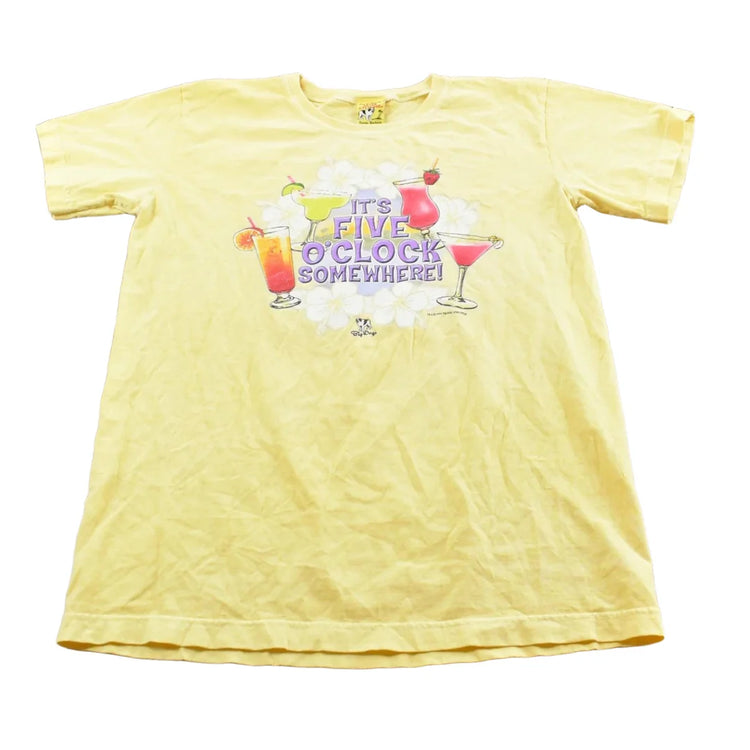 Vintage 2004 Big Dogs "Five O'Clock Somewhere" Funny Graphic T Shirt Men's M from propervintagecanada