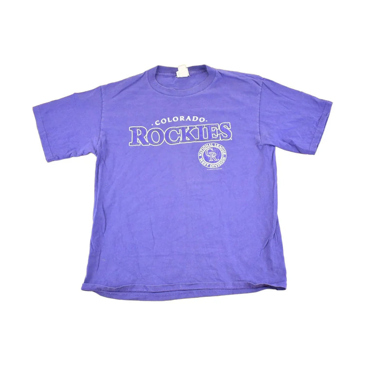 Vintage 2004 Colorado Rockies T-Shirt, MLB Graphic Tee, Men's L from propervintagecanada