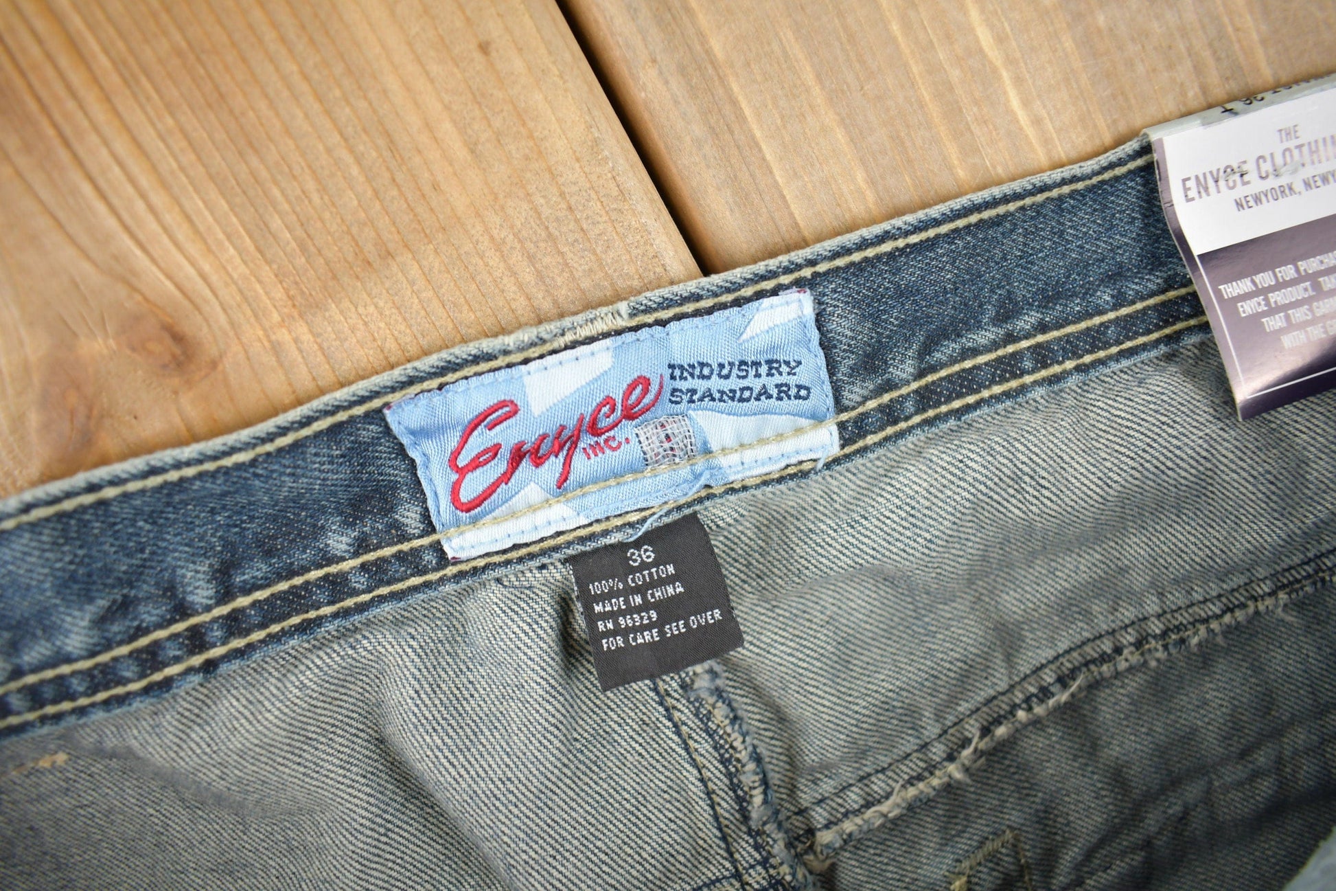 Vintage 2004 Deadstock Enyce Hip Hop Baggy Jeans Men's 36 from propervintagecanada