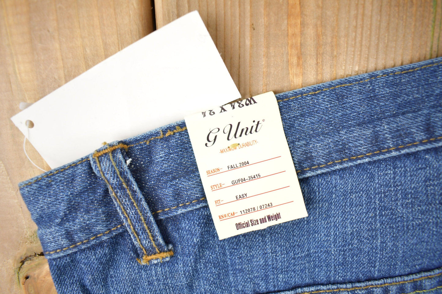 Vintage 2004 Deadstock G Unit Hip Hop Baggy Jeans Men's 34 x 34 from propervintagecanada