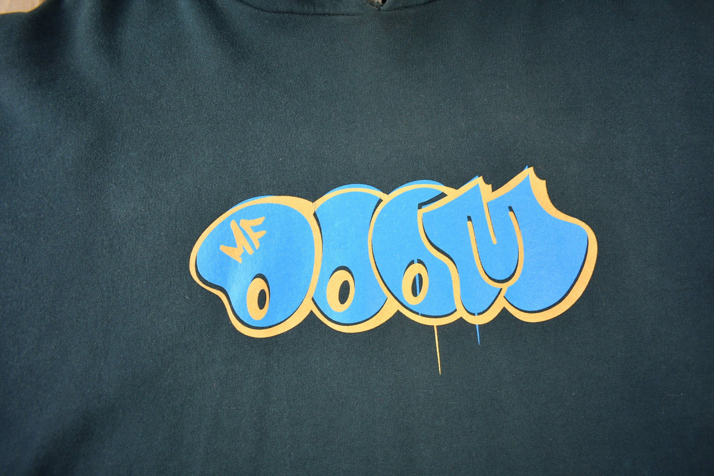 Vintage 2004 MF Doom Mm..Food Rhymesayers Throw Hoodie Size 3XL from propervintagecanada