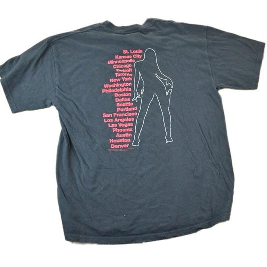 Vintage 2004 Velvet Revolver Tour Souvenir Crew Neck T Shirt Made In USA Men's Large from propervintagecanada