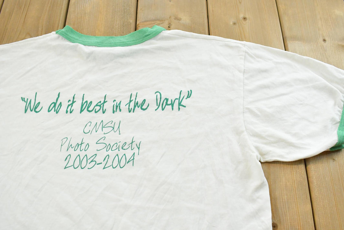 Vintage 2004s Photo Society Photography Ringer T-Shirt Men's M from propervintagecanada