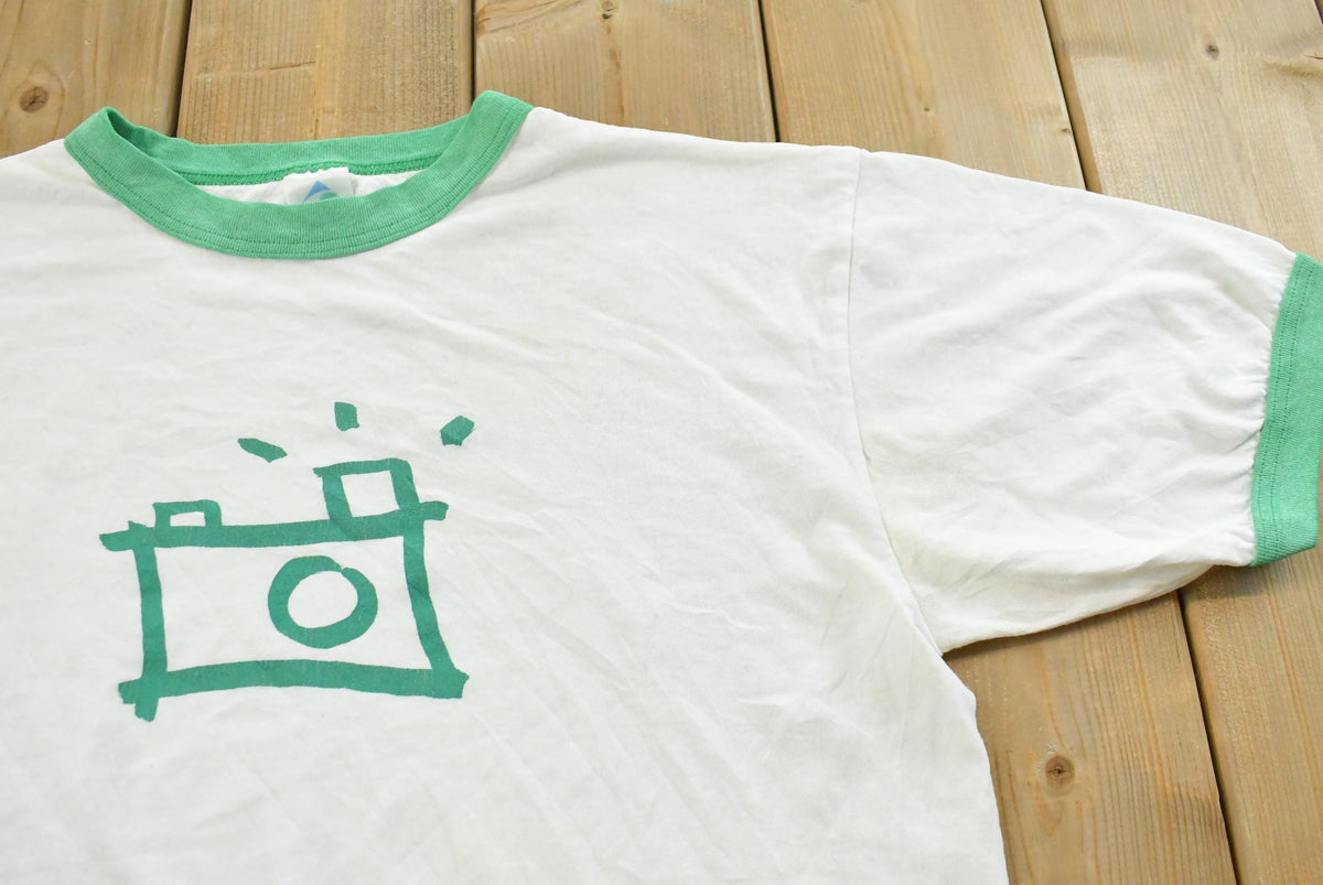 Vintage 2004s Photo Society Photography Ringer T-Shirt Men's M from propervintagecanada