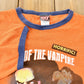 Vintage 2005 Dracula Night of the Vampire Orange and Blue Ringer Graphic T-Shirt Men's Large from propervintagecanada