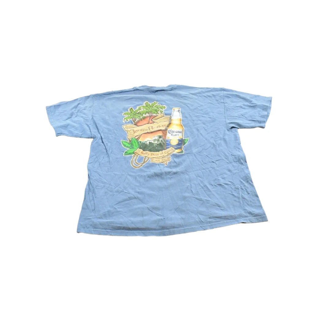 Vintage 2005 Jimmy Buffett A Salty Piece of Land Tour T-Shirt Men's XL from propervintagecanada