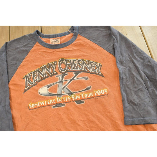 Vintage 2005 Kenny Somewhere in the Sun Tour Band Long Sleeve Raglan T-shirt Mens L from propervintagecanada