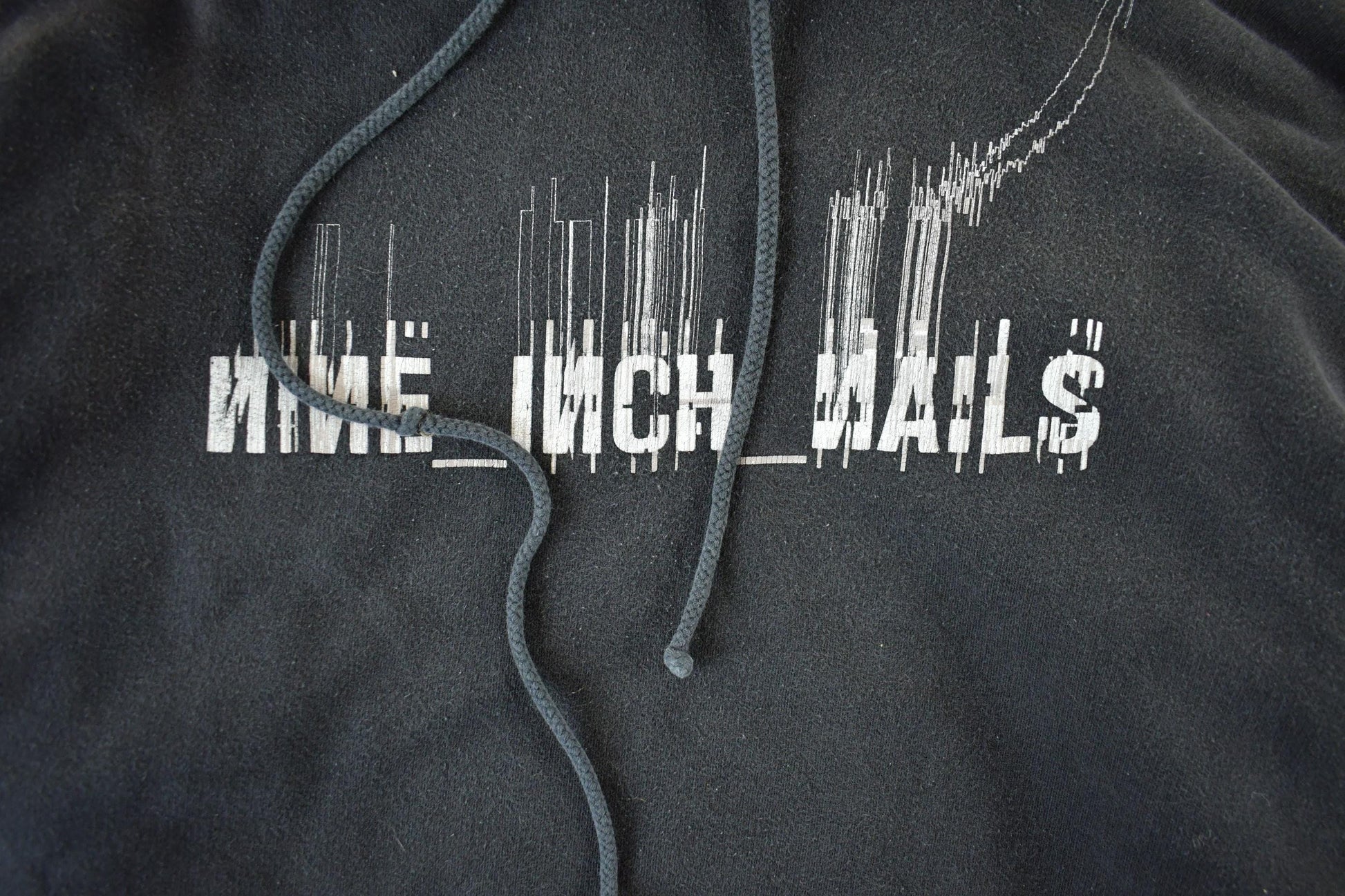 Vintage 2005 Nine Inch Nails Graphic Hoodie Men's 2XL from propervintagecanada