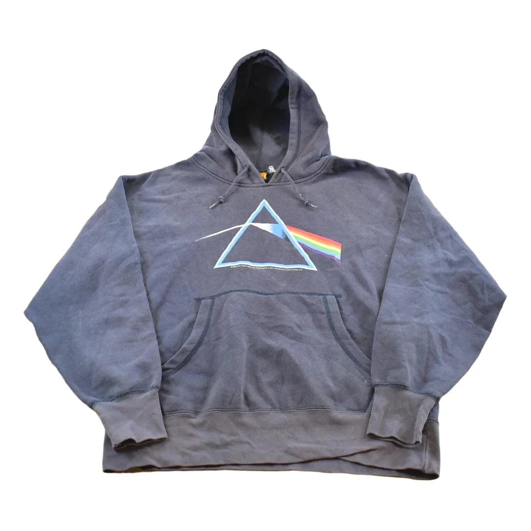 Vintage 2005 Pink Floyd Dark Side of the Moon Hoodie Sweatshirt Mens L from propervintagecanada