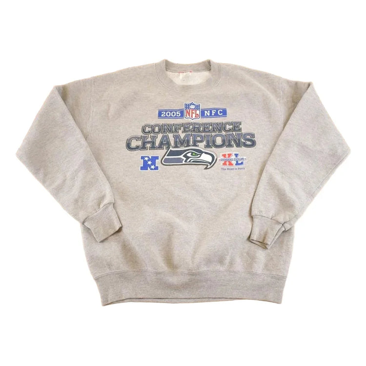 Vintage 2005 Seattle Seahawks FAB Crewneck Sweatshirt Men's L from propervintagecanada