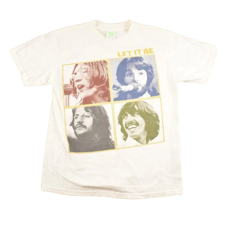 Vintage 2005 The Beatles Let It Be Souvenir Band T-Shirt Men's M from propervintagecanada