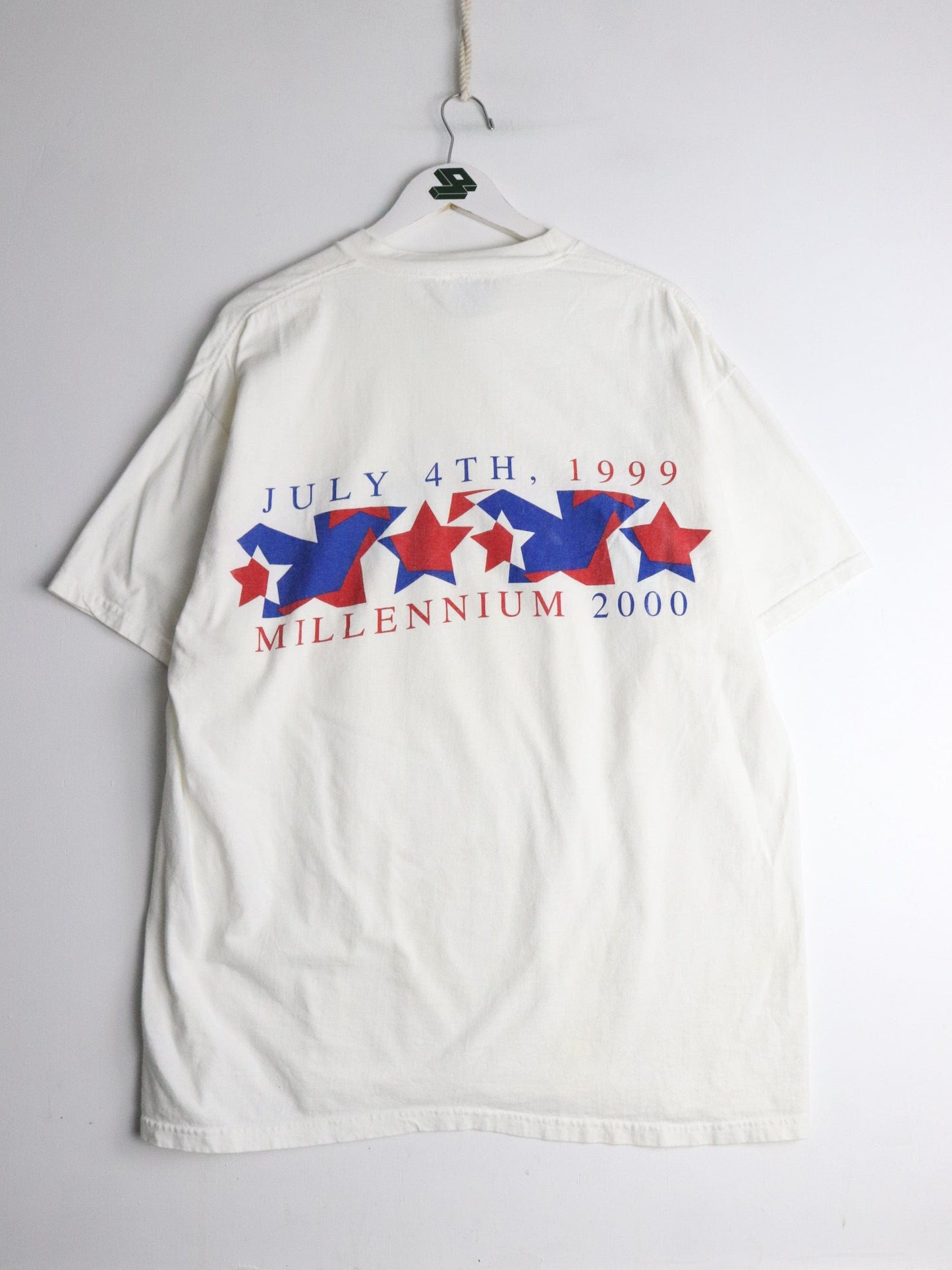 Vintage 4th of July T Shirt Mens XL White 90s from propervintagecanada