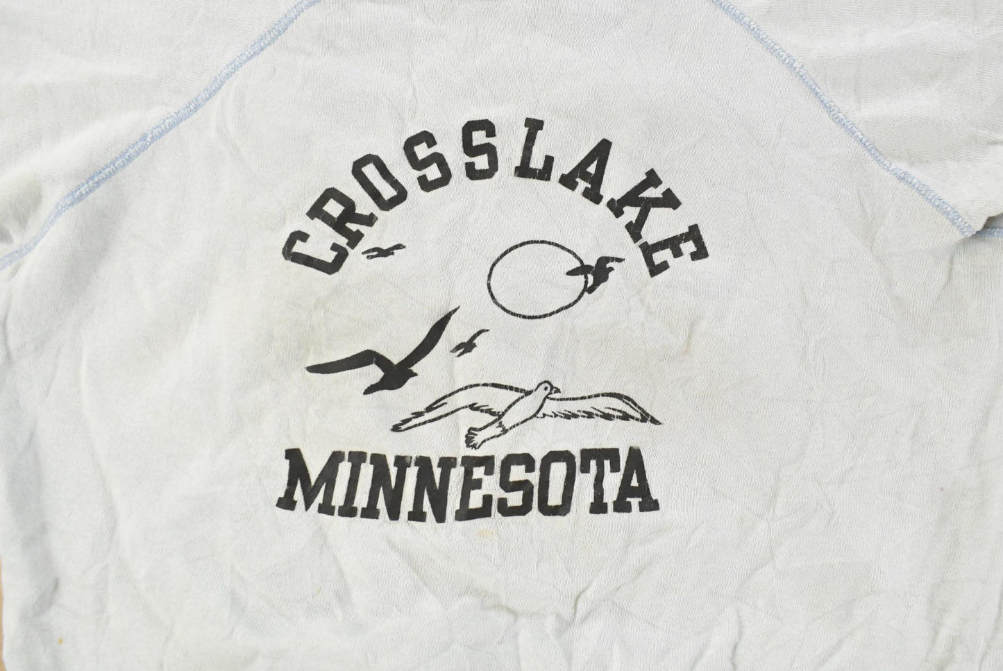 Vintage 60s Crosslake Minnesota Sweatshirt, Men's Small from propervintagecanada