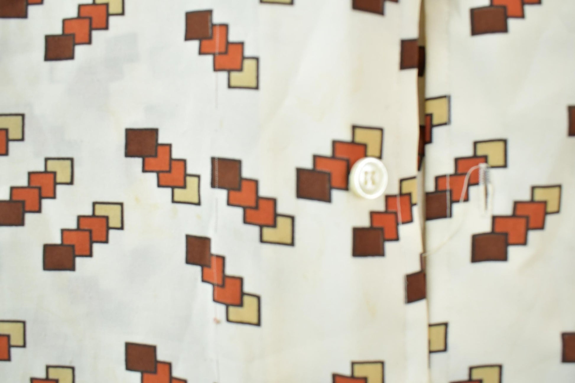 Vintage 60s Van Heusen Super Silk Western Button Up Shirt Men's Large from propervintagecanada