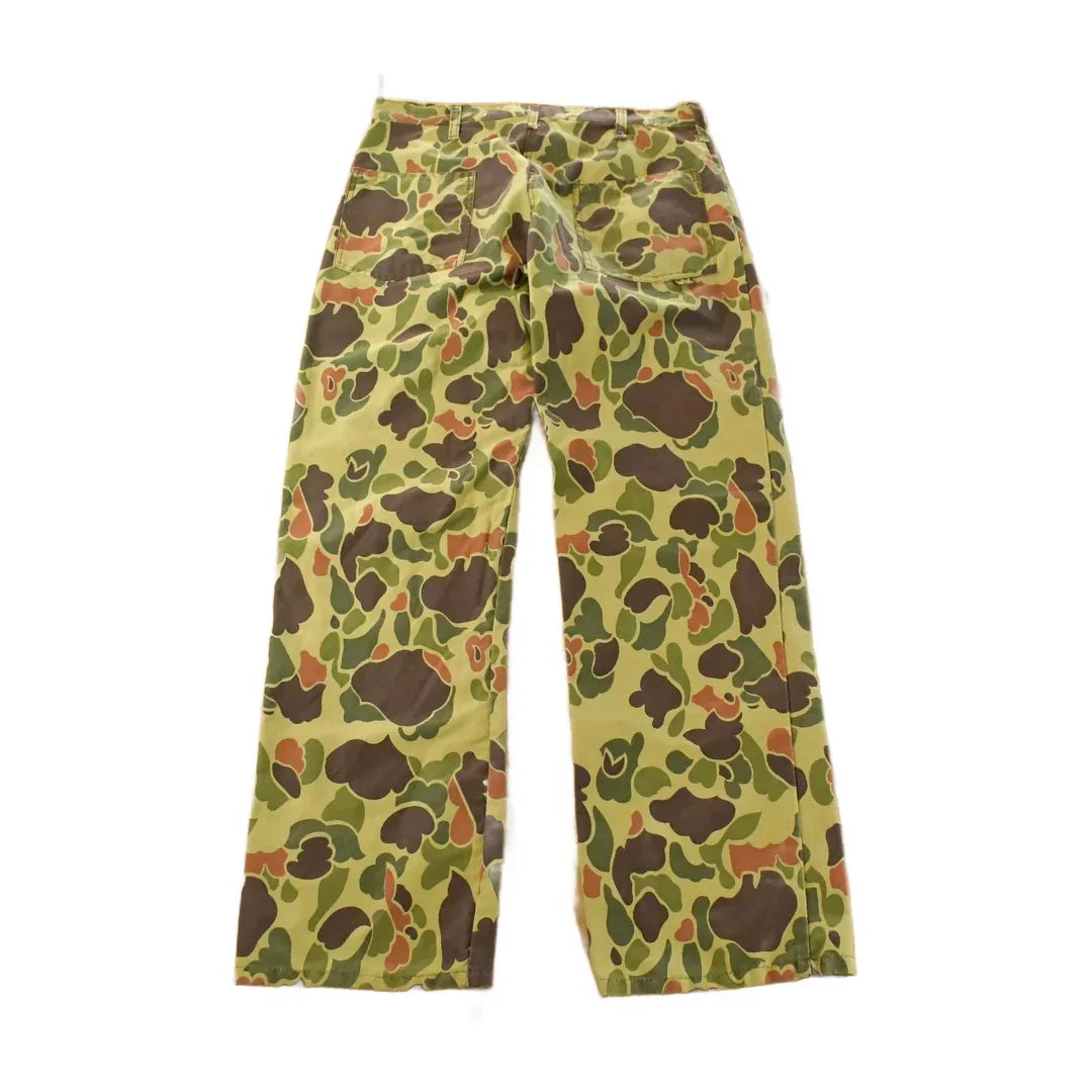 Vintage 70s Duck Camo Hunting Pants, Men's 32x32 from propervintagecanada