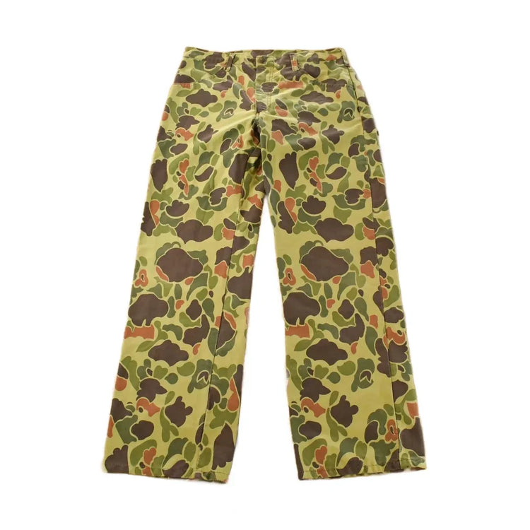 Vintage 70s Duck Camo Hunting Pants, Men's 32x32 from propervintagecanada