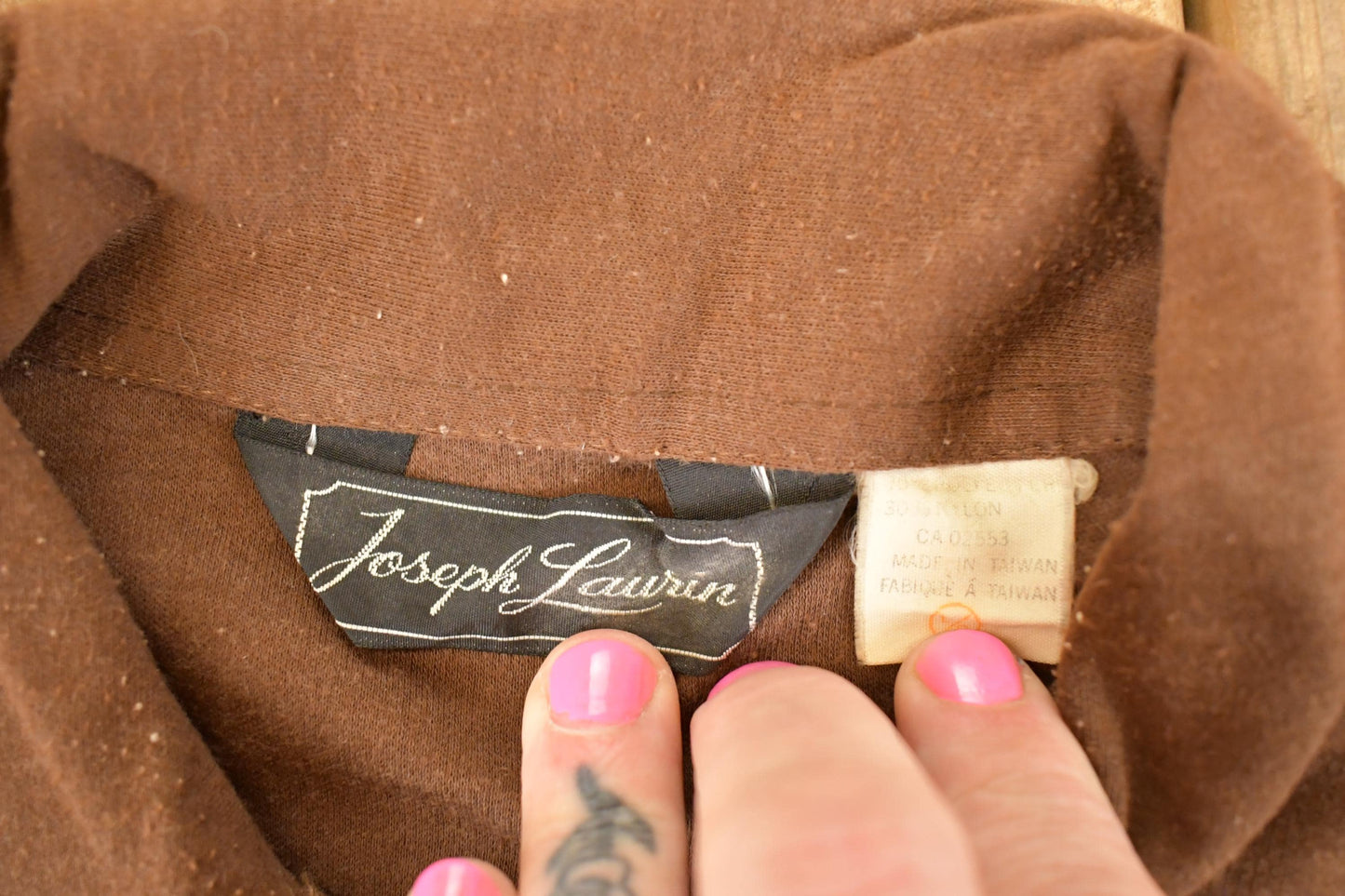 Vintage 70s Joseph Laurin Quarter Button Polo Shirt, Men's M from propervintagecanada