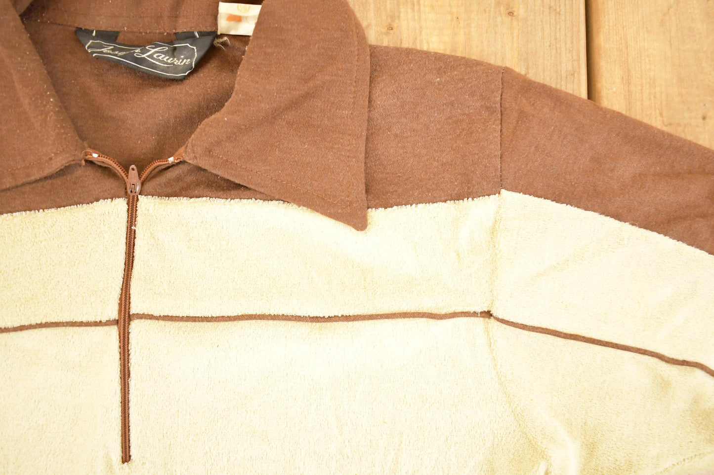 Vintage 70s Joseph Laurin Quarter Button Polo Shirt, Men's M from propervintagecanada