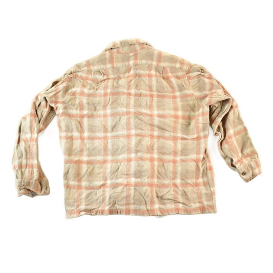 Vintage 70s Pendleton Plaid Wool Flannel Shirt Men's M from propervintagecanada